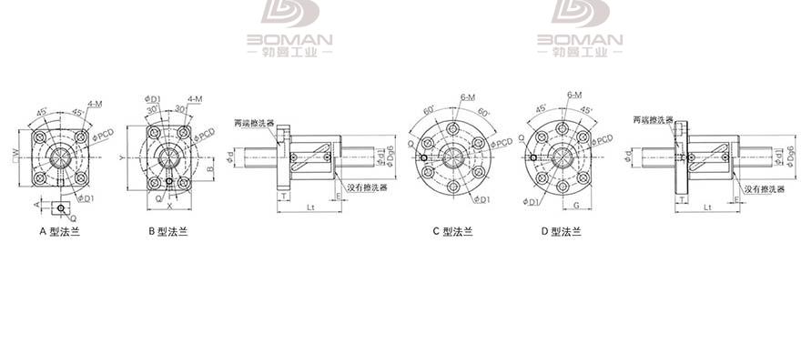 KURODA GR2525AS-BALR 黑田精工丝杆规格说明