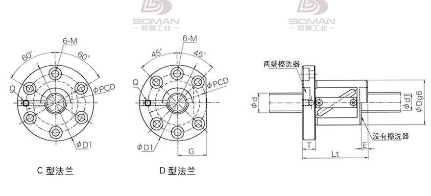 KURODA GR4005DS-CAPR 日本黑田精工丝杠钢珠安装方法