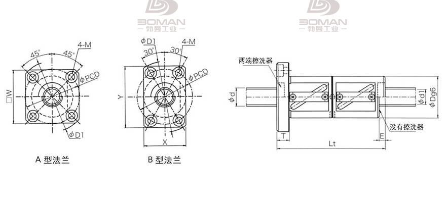 KURODA GR1606DD-BAPR 黑田精工丝杆规格说明
