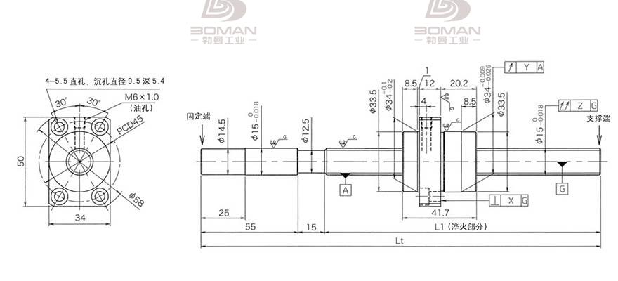 KURODA HG1540QS-BEZR-1100A 日本黑田精工丝杆如何