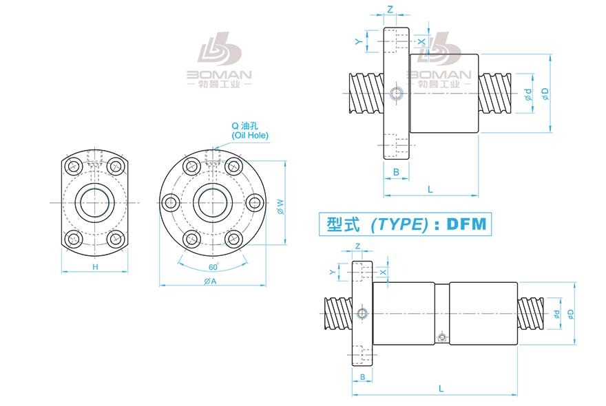 TBI SFM03205-4 tbi螺母和高仿丝杠的区别